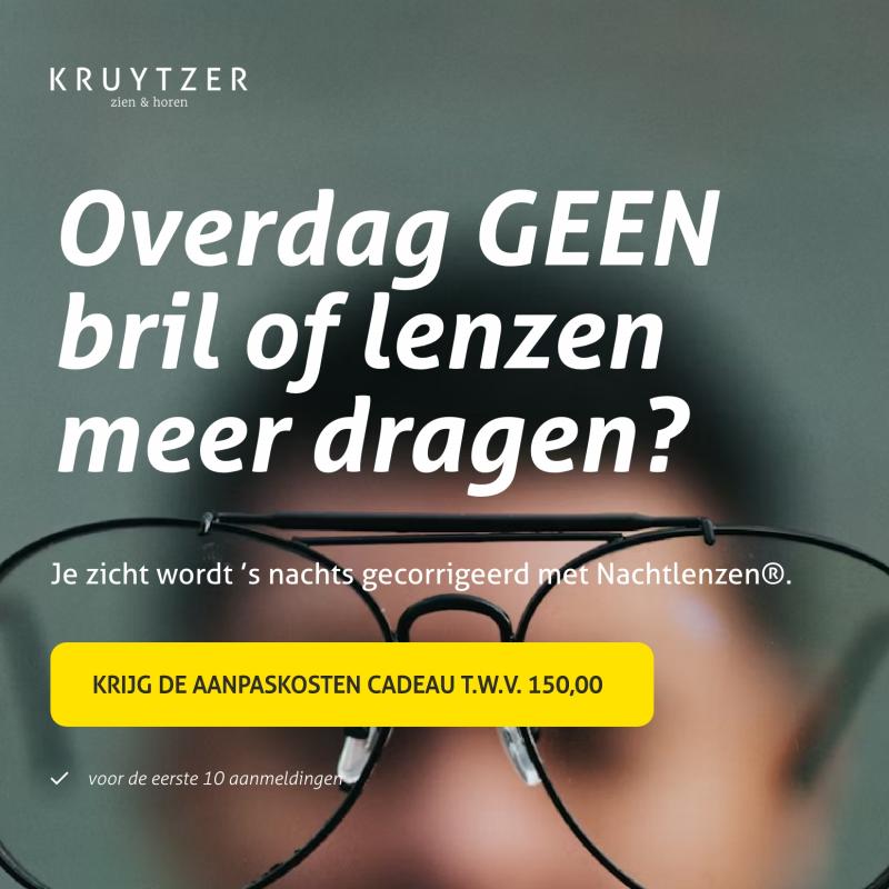 👓 Bril af... ogen dicht.... en wakker worden met scherp zicht?